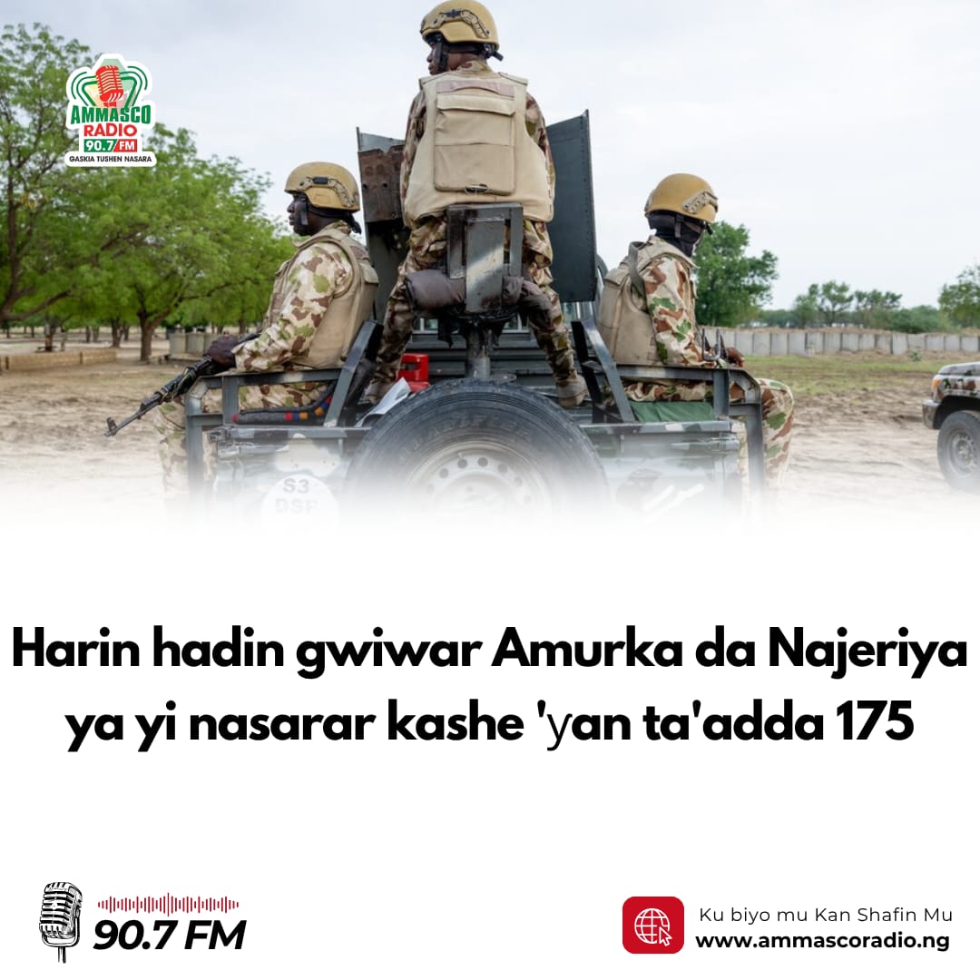 Harin hadin gwuiwar Amurka da Najeriya yayi sanadiyar kashe ýan ta'adda masu tarin yawa